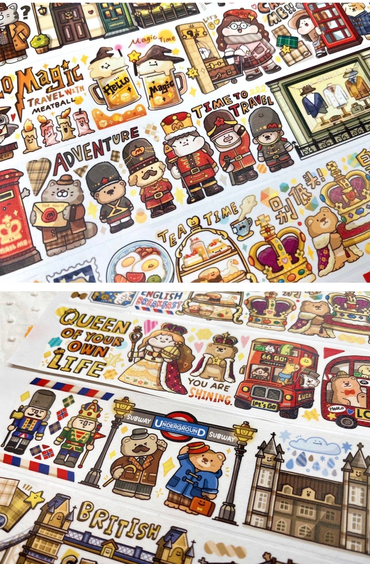 Travel to England Washi Tape