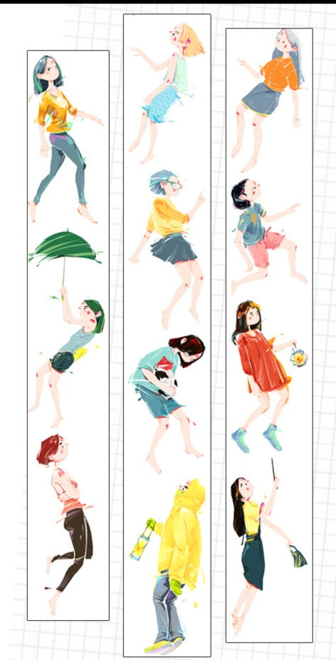 Floating People Washi Tape, Nailyo-11