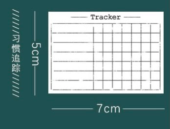 Wood Planner Stamps,18 Types