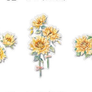 Sunflowers Stickers pack