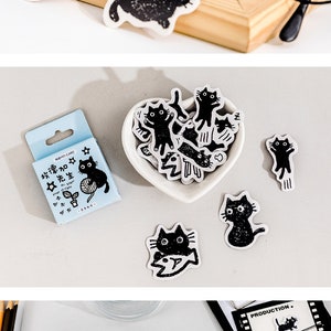 Balck Cats Stickers Pack