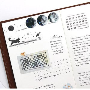 Planet,Star Rubber Stamps Set