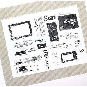 Background Stamp,Frame Rubber Stamps Set