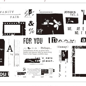 Background Stamp,Frame Rubber Stamps Set