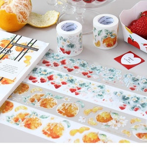 Orange, Stawberry Washi Tape