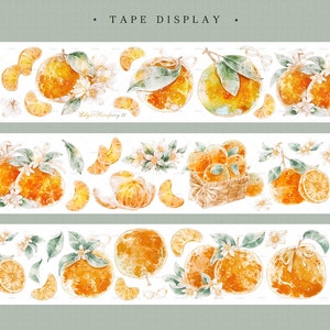 Orange, Stawberry Washi Tape