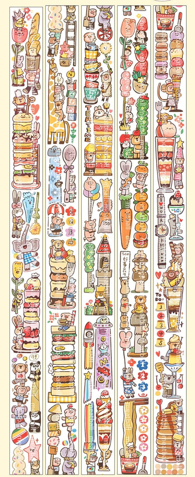 Be Higher, Food and Drink Washi Tape