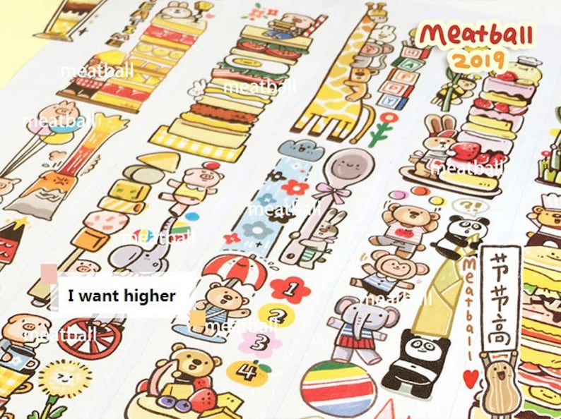 Be Higher, Food and Drink Washi Tape