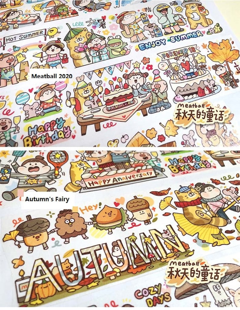 Autumn Daily Life Washi Tape