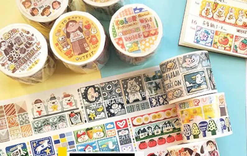 Art Color Collage Washi Tape