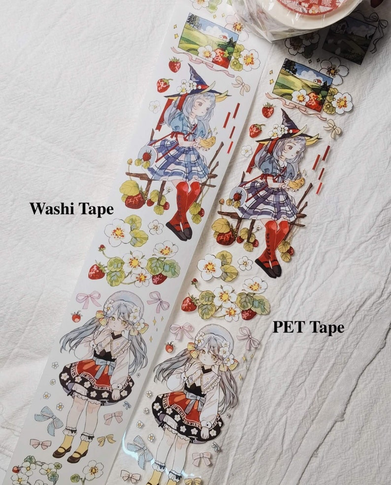 Berry Girl Washi/PET Tape