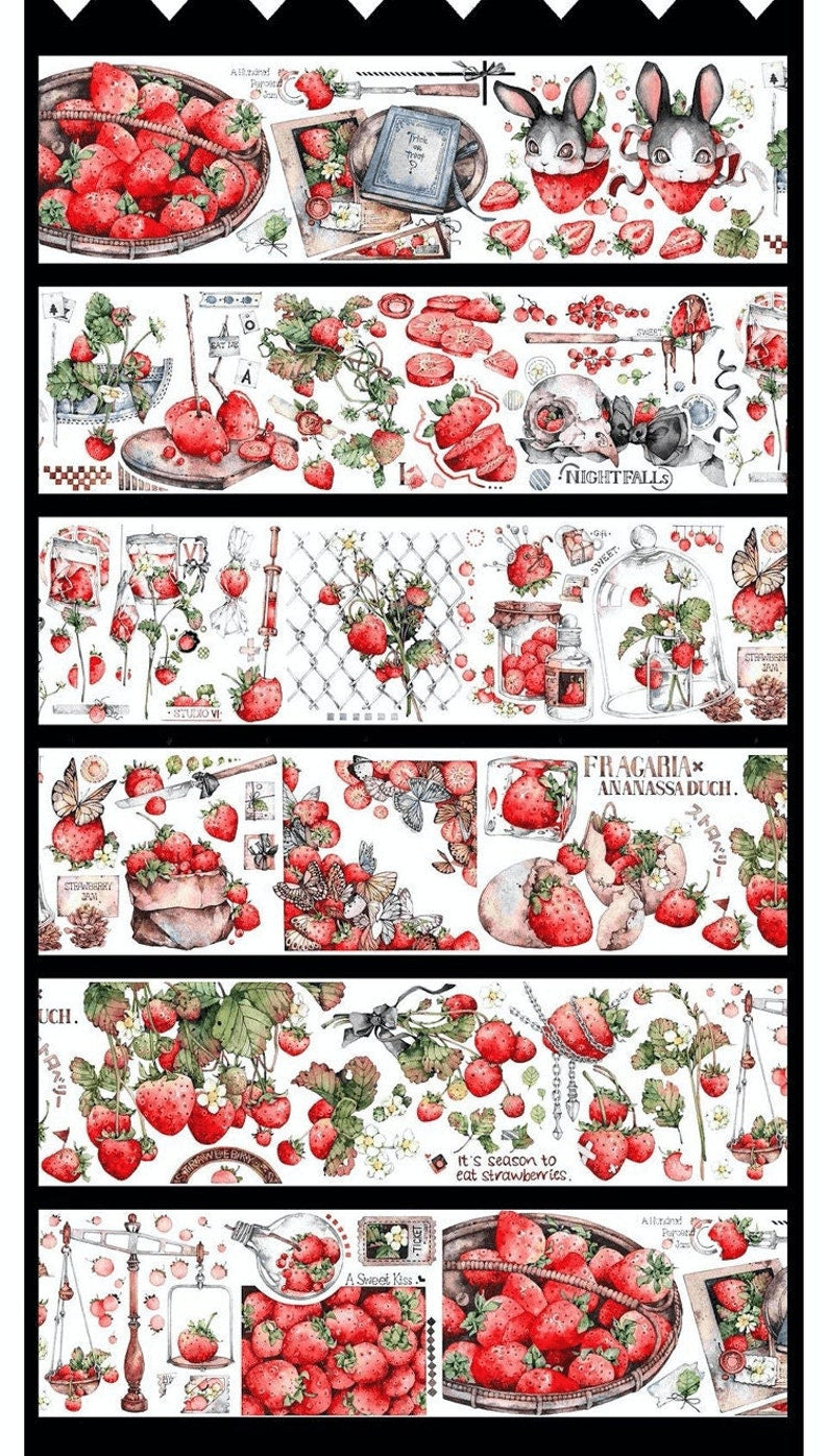 Bloody Stawberry, Bunny Washi/PET Tape