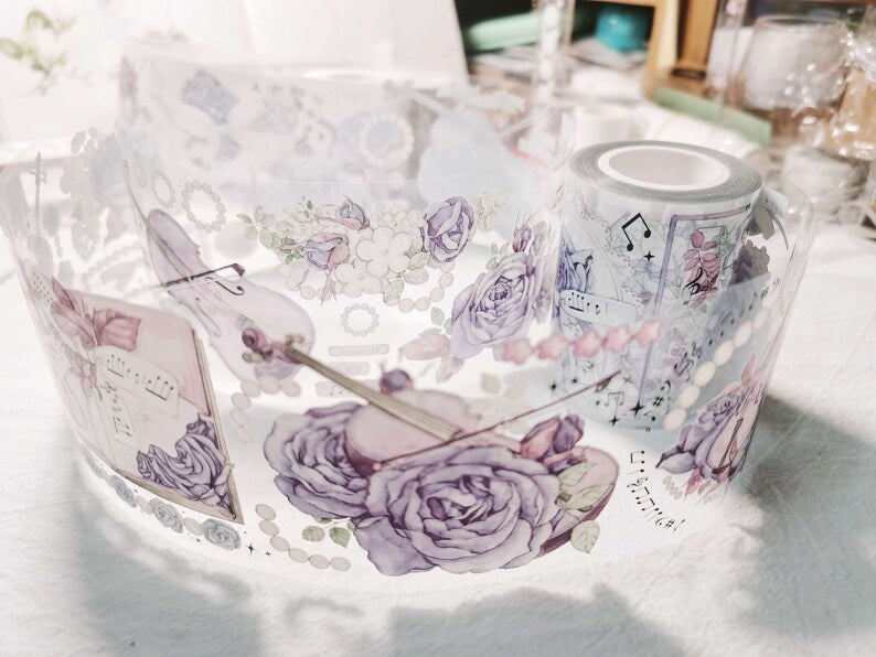 Rose, Violin Washi/PET Tape