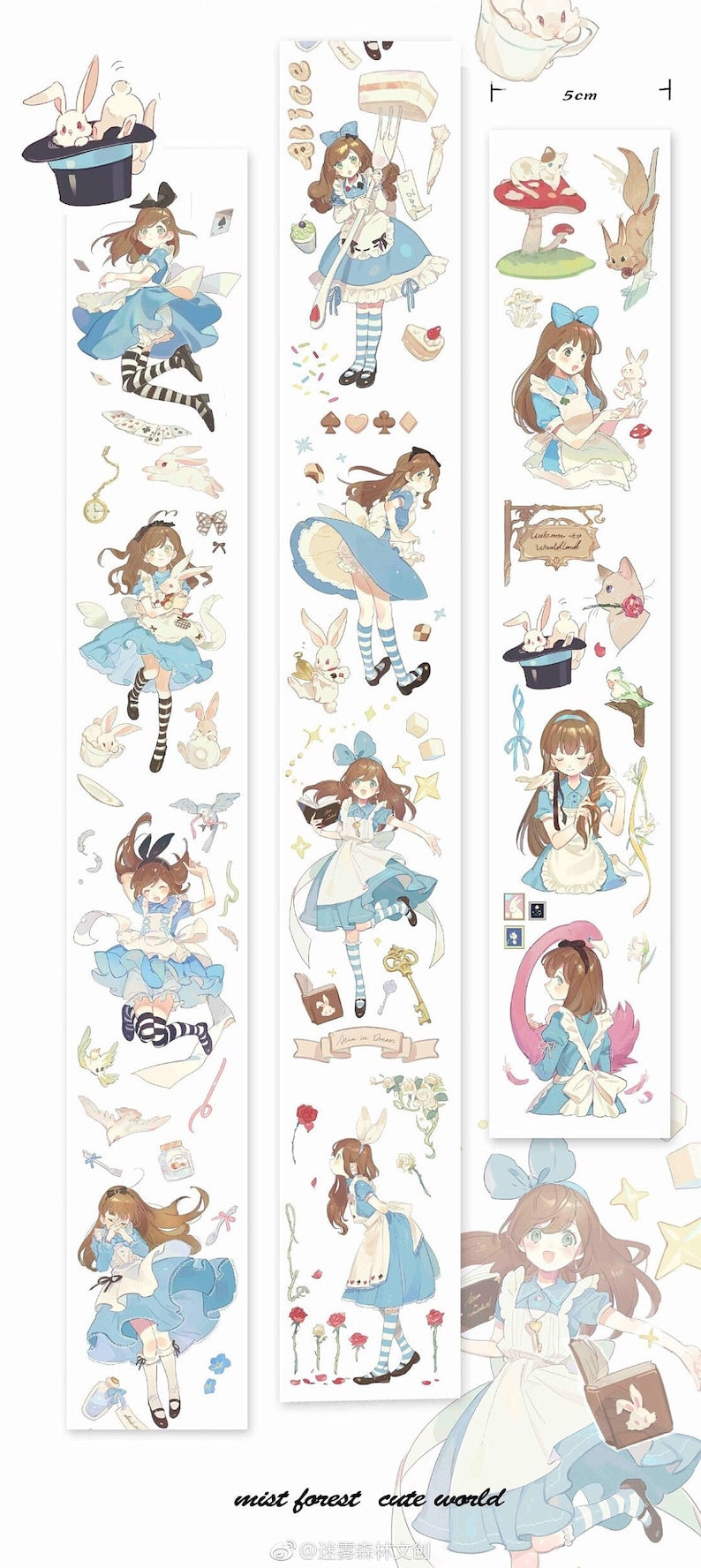 Alice in Wonderland PET Tape