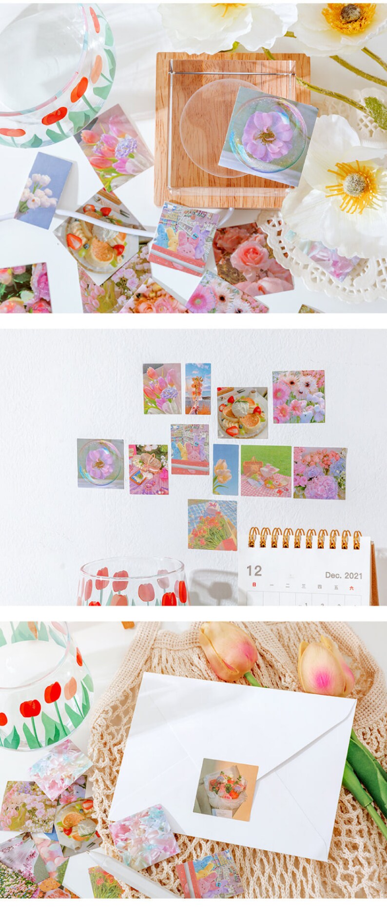 Spring Flower Stickers Pack