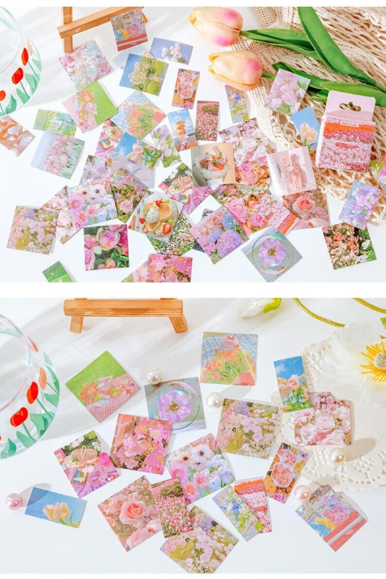 Spring Flower Stickers Pack