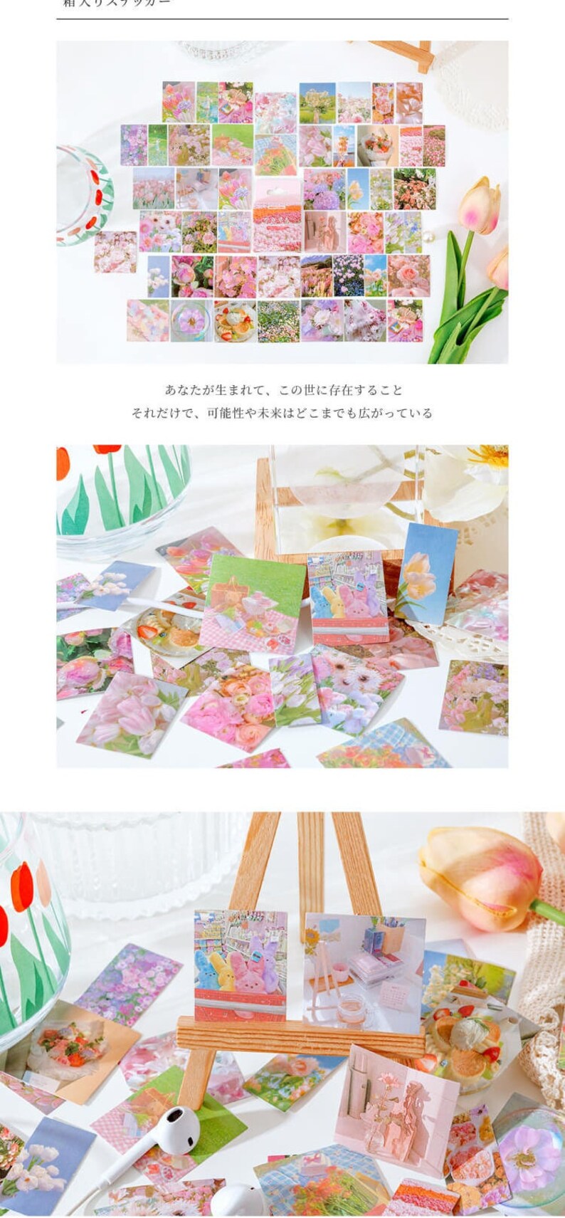 Spring Flower Stickers Pack