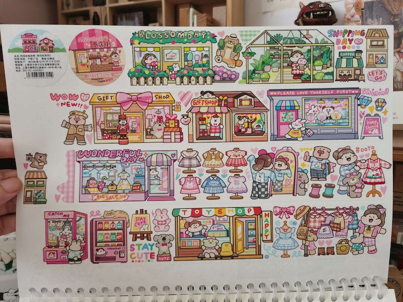 Shopping Street-2 Washi Tape