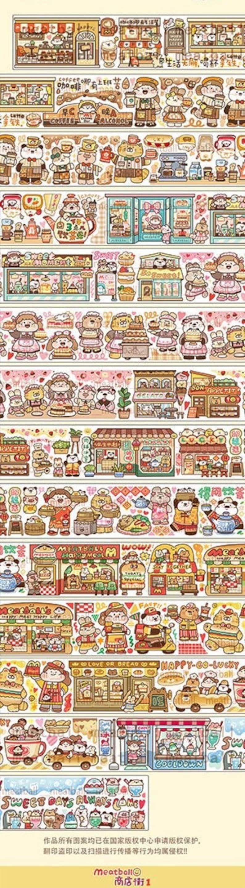 Shopping Street-1 Washi Tape