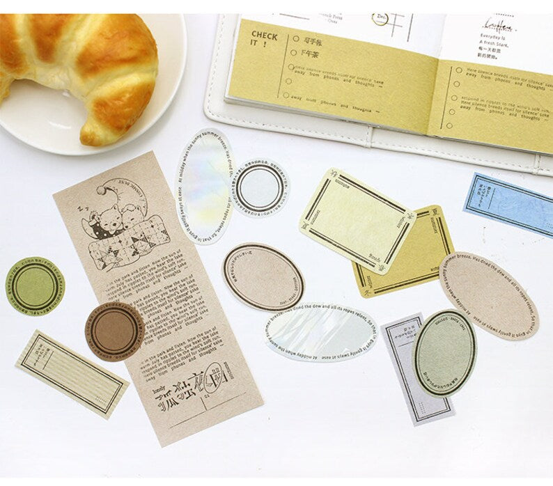 Labels,Saying Rubber Stamps Set