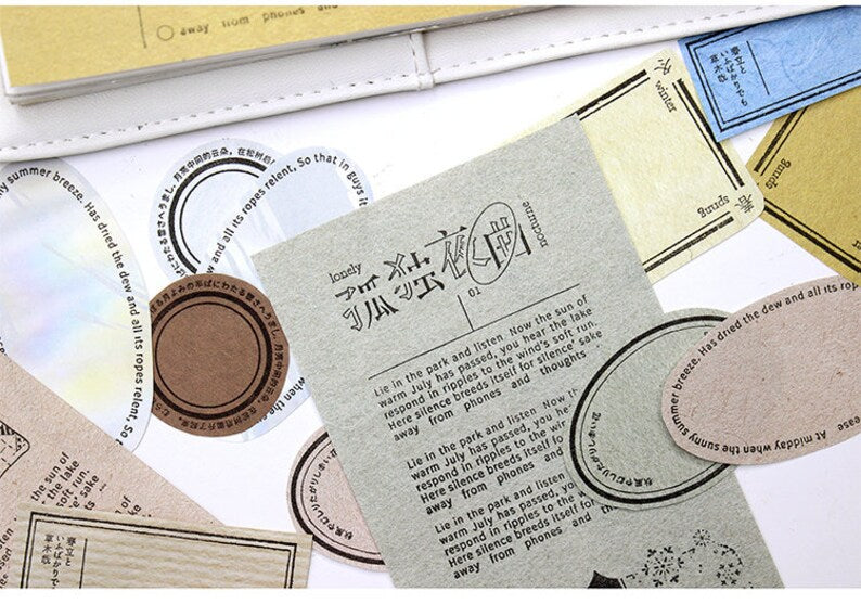 Labels,Saying Rubber Stamps Set