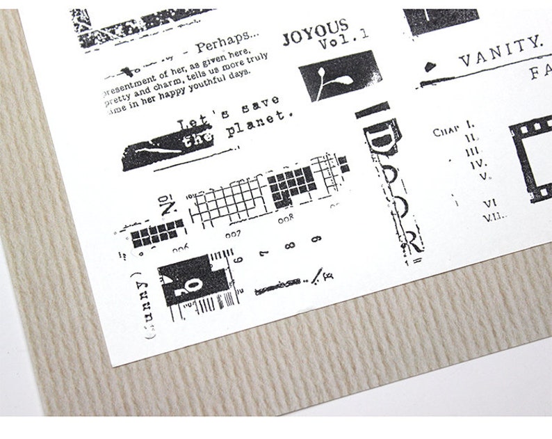 Background Stamp,Frame Rubber Stamps Set