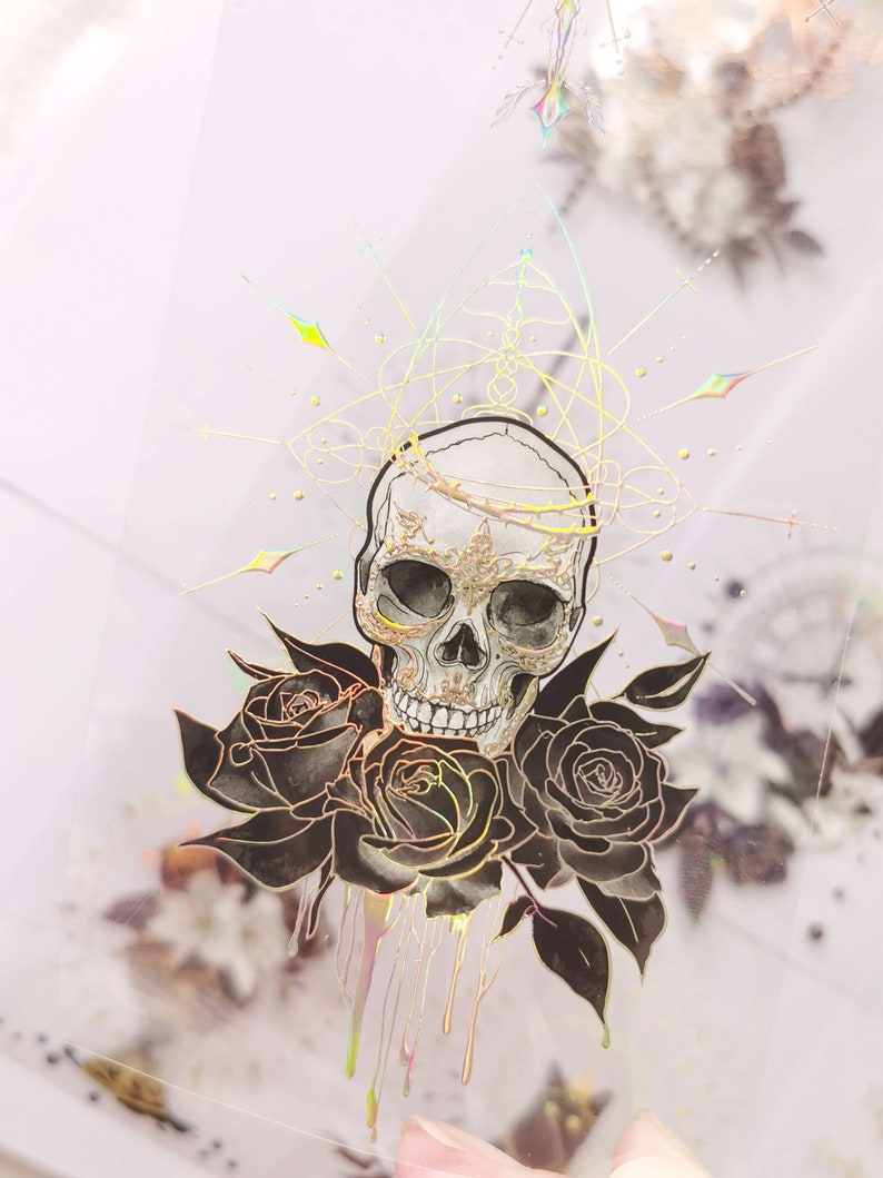 Skeleton with FLower PET Tape