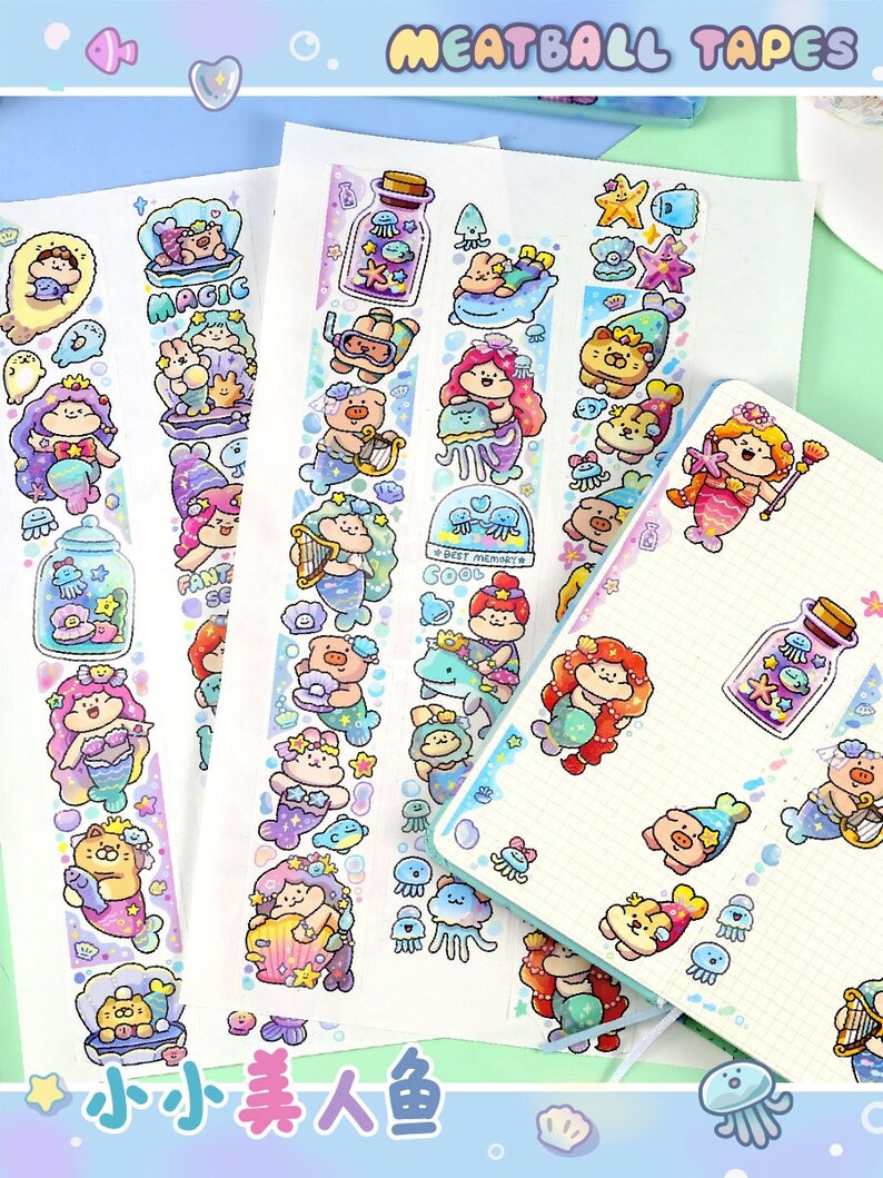 Mermaid Girl Washi Tape