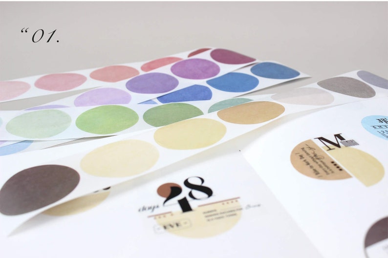 Large Dots Die Cuts Washi Tape