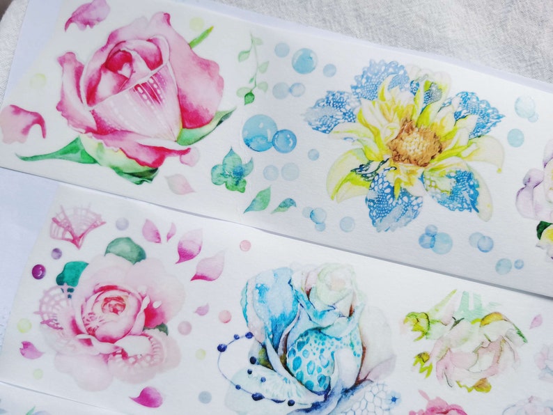 Assorted Blooming Flowers Washi Tape