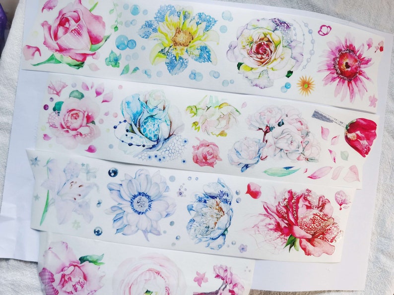 Assorted Blooming Flowers Washi Tape