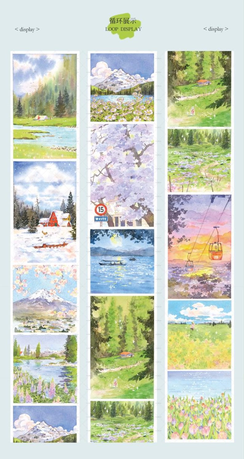 Seasonal Scenery Washi Tape