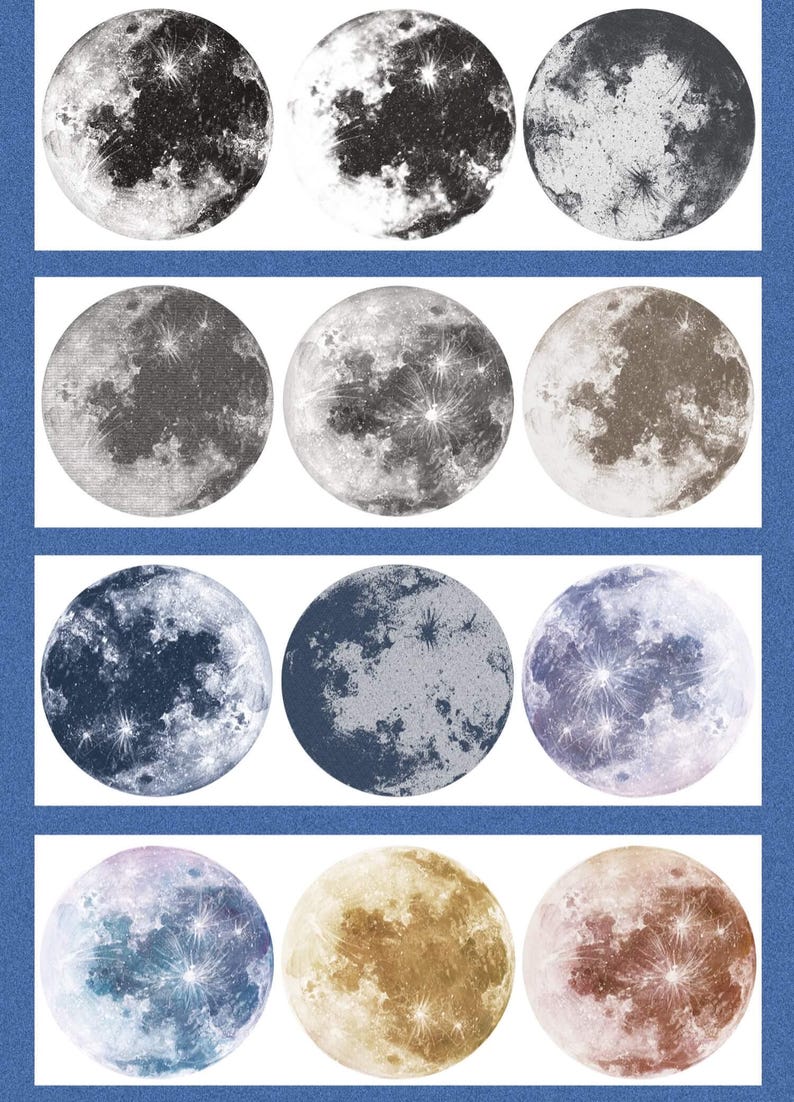 Large Moon Washi Tape