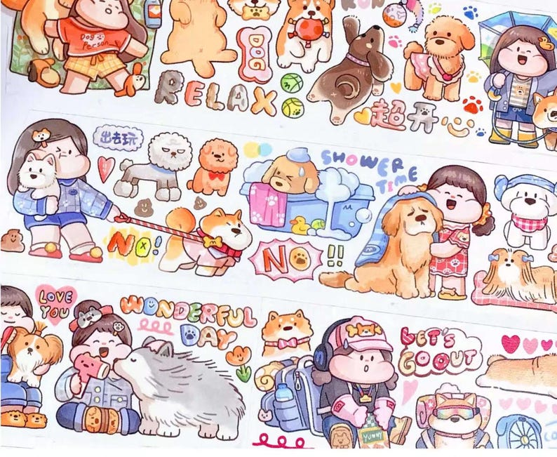 Dog and Me Washi Tape