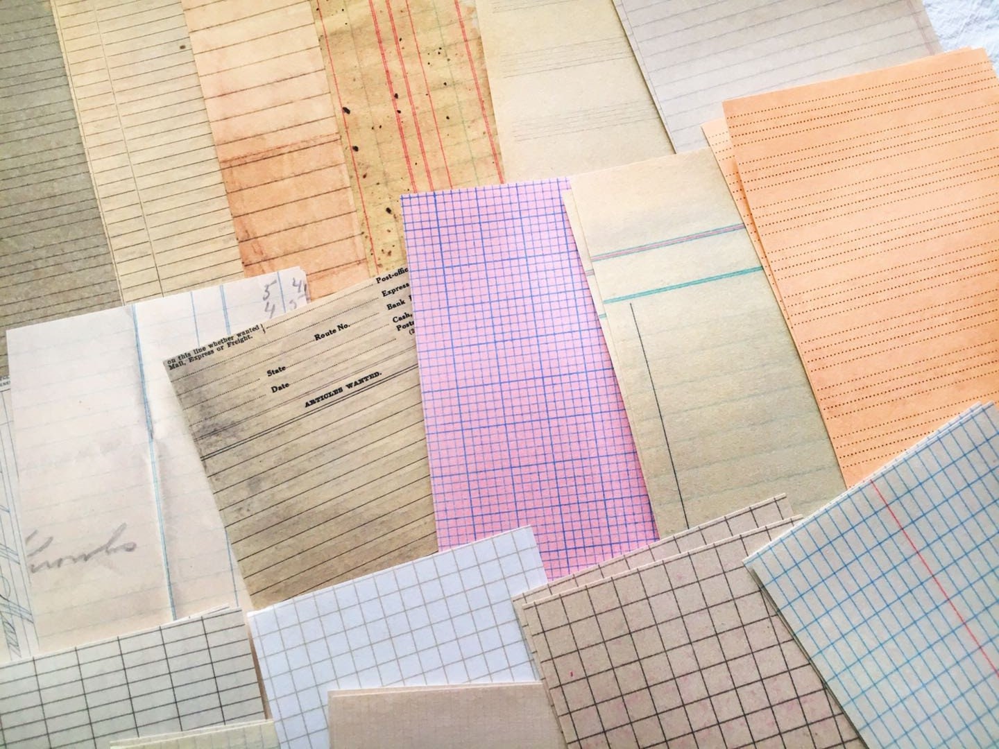 60pcs Sheets Junk Jounal Kit, Decoupage Paper, Junk Journal Handmade, Scrapbook, AL141