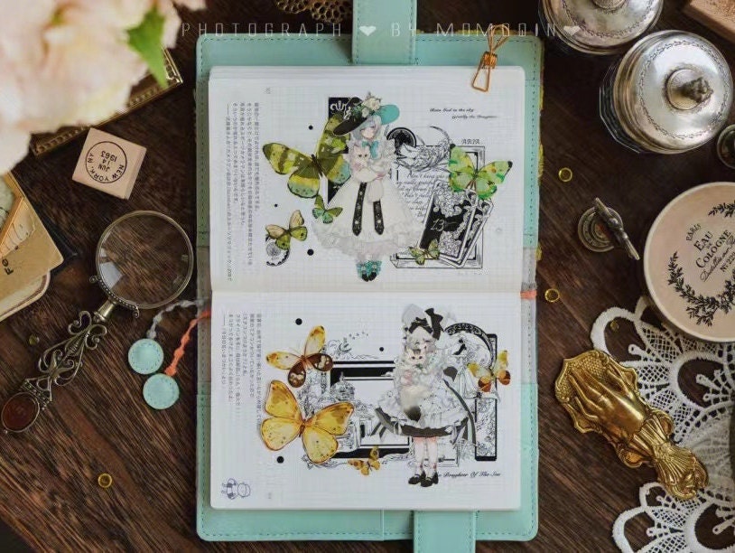Farm Girl PET Tape, Washi/Clear Tape, Junk Journal, Bullet Journal, Scrapbook, Mood-234