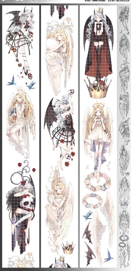 Angel and Devil Girl PET Tape
