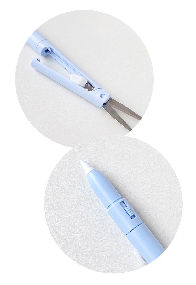 Portable Scissor, Double Head, Back to School Supplies, Office Supplies, Stationery Scissors, Morandi Color, AL844