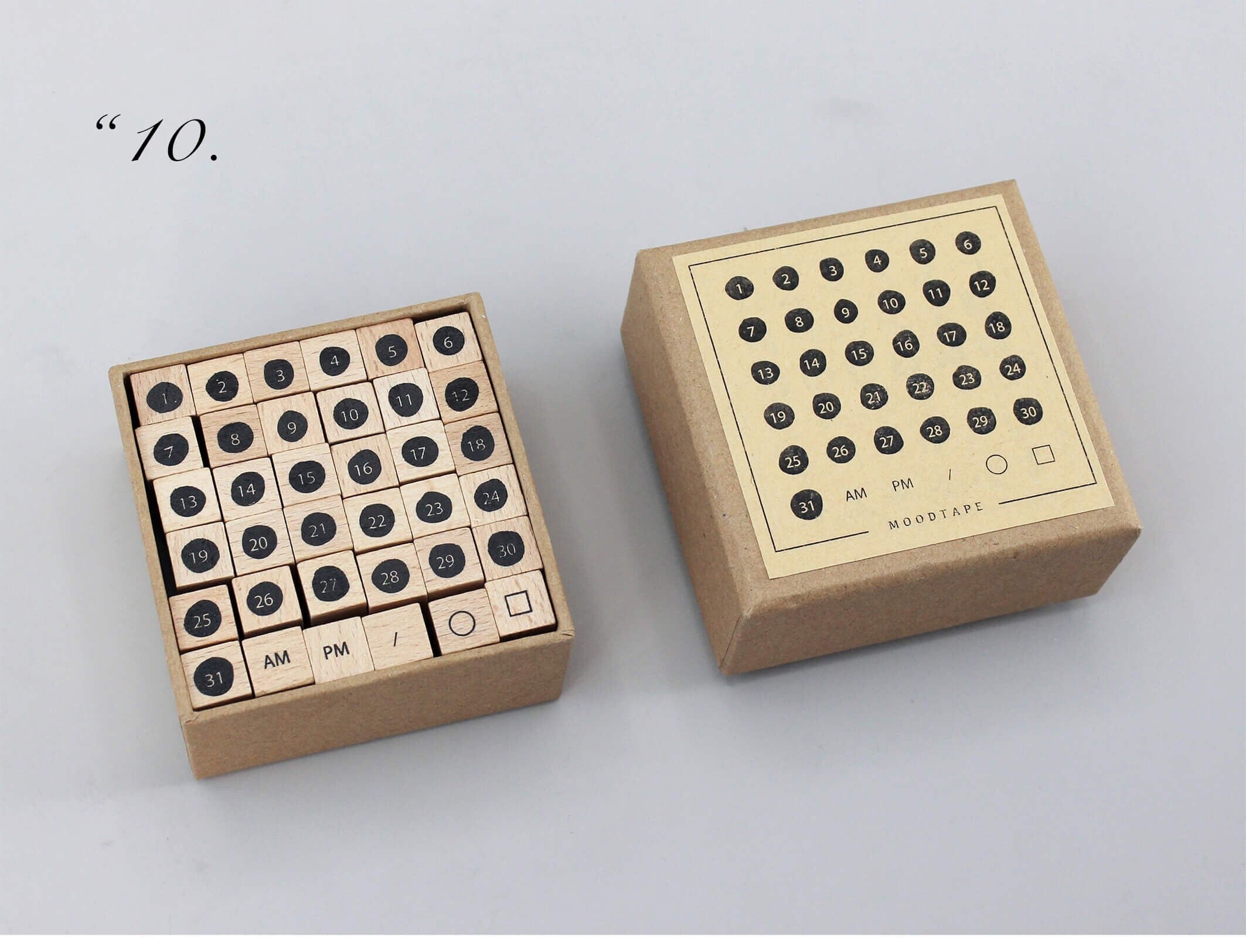 Number Planner Stamps, Calendar Stamps, Wooden Rubber Stamps, Bullet Journal Stamps, Daily Planner Stamps, Weekly Planner, Mood-334