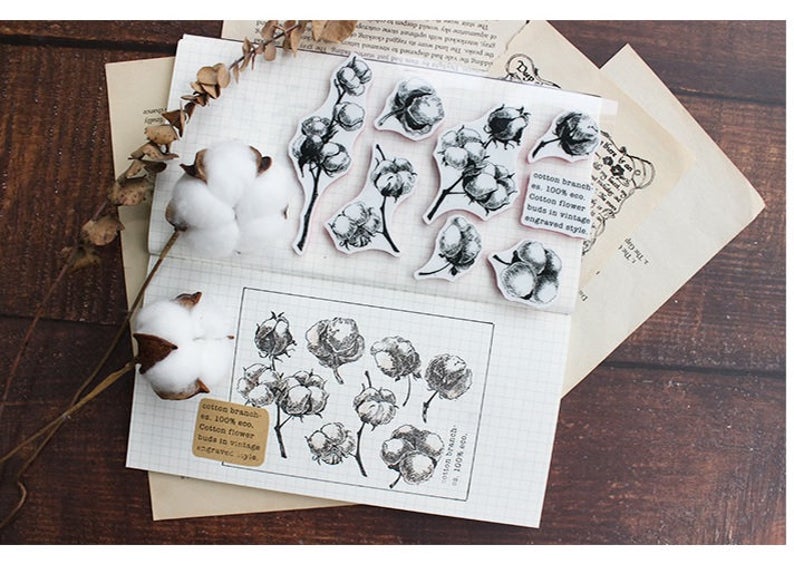 Cotton Rubber Stamps