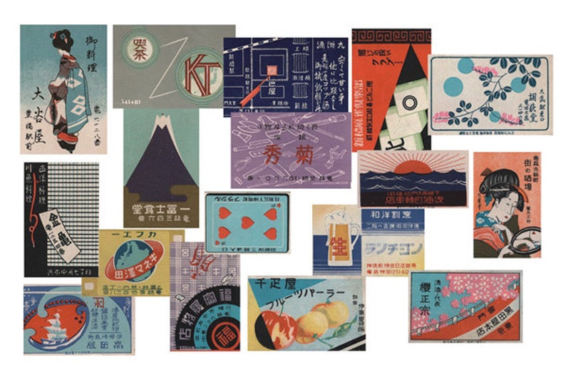 Japanese Ukiyo-e Poster Stickers