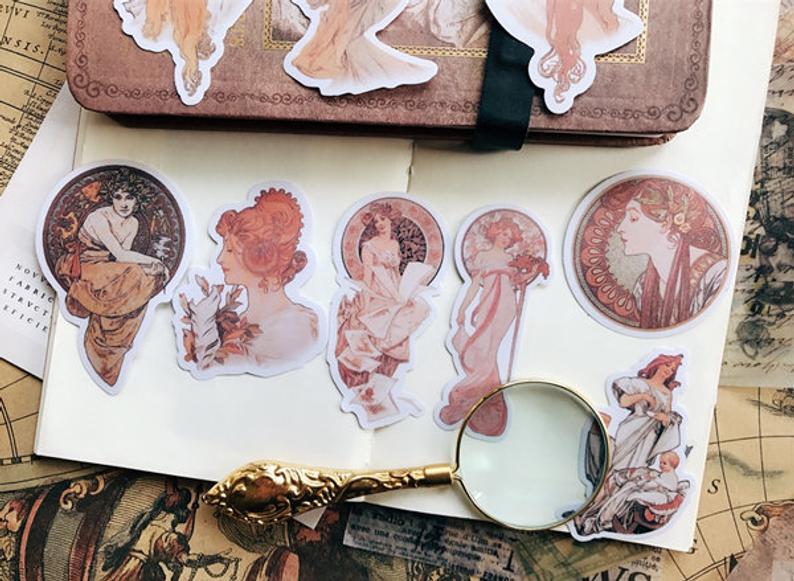 Mucha Stickers Pack