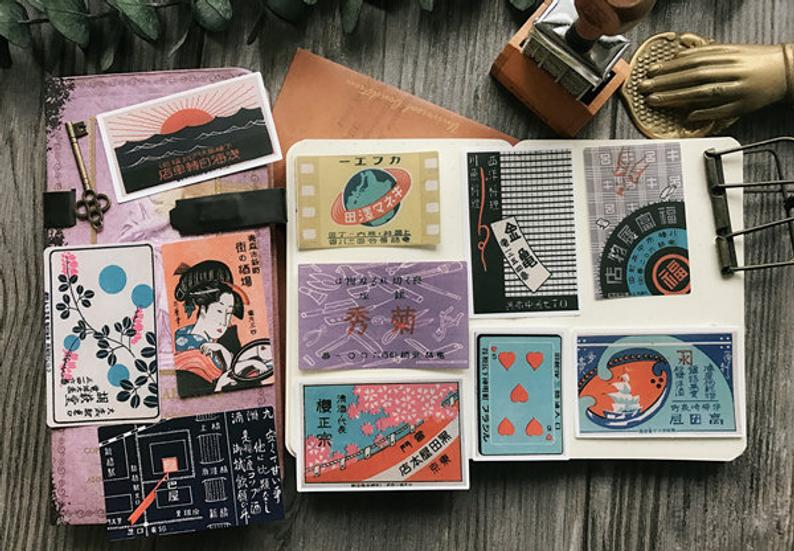 Japanese Ukiyo-e Poster Stickers