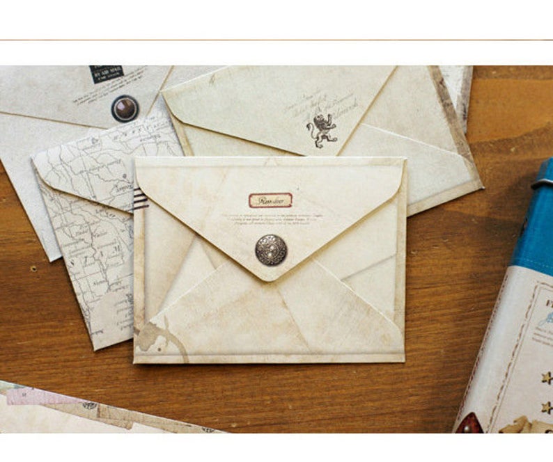 Mini Vintage style Envelope Set