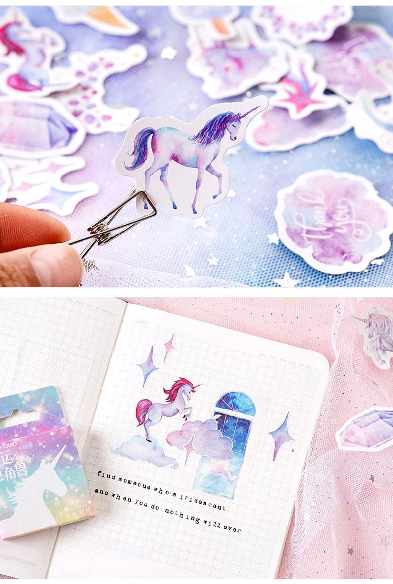 Unicorn Pink Small Stickers Pack