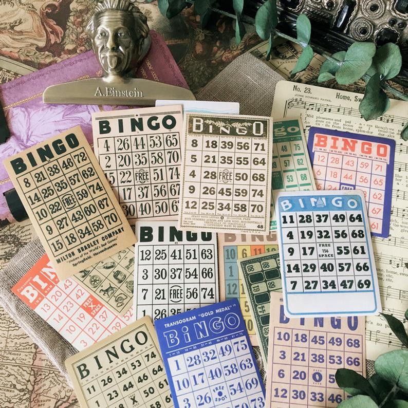 Bingo cards sticker