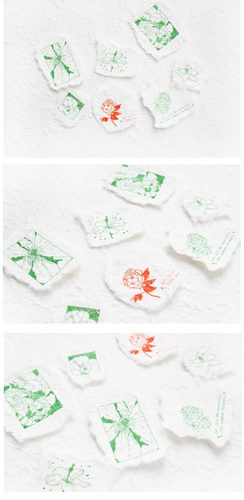 Summer Flowers Clear Stamps