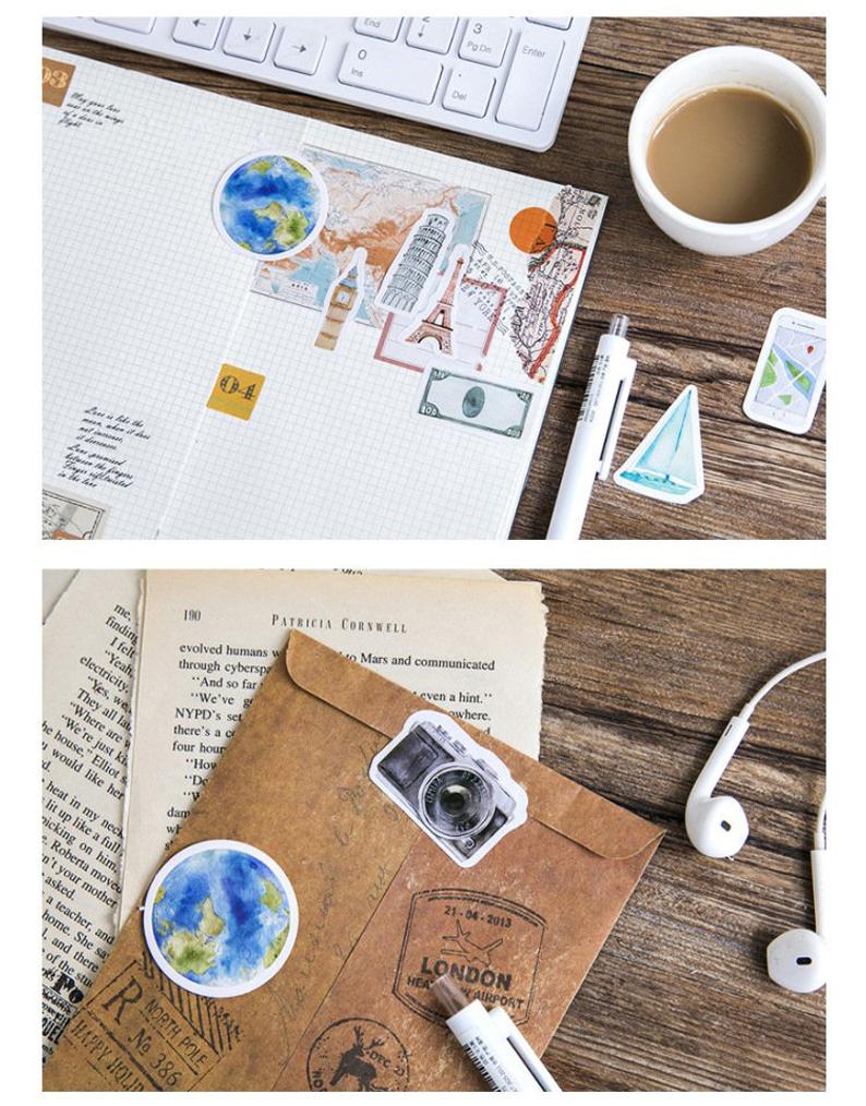 Travel Alone Small Sticker