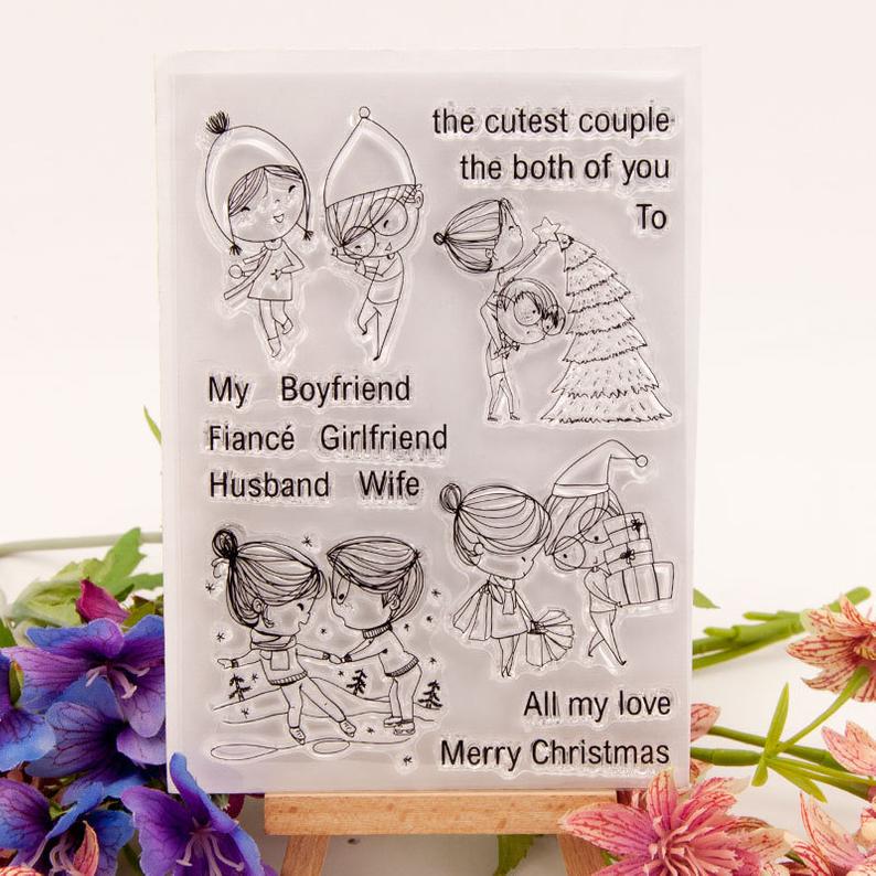 Sweet Sisters Clear Stamps for Christmas