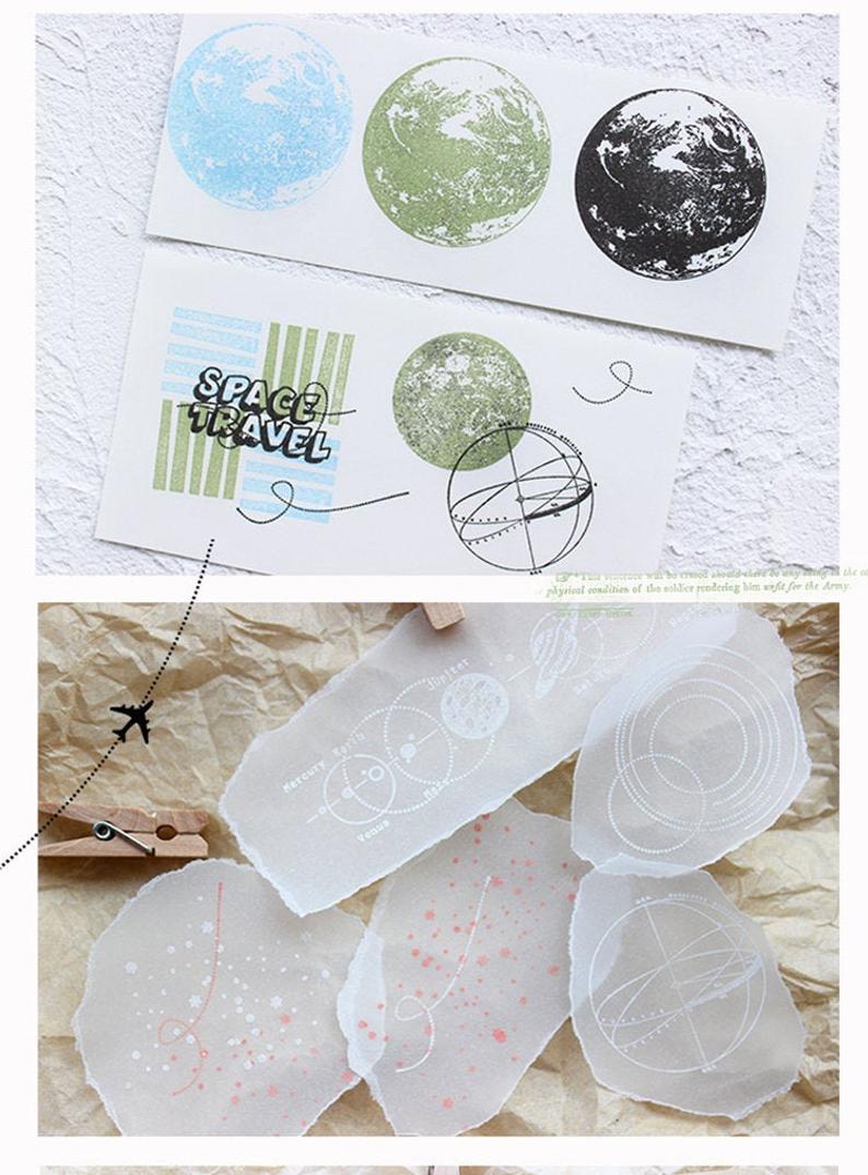 Planets Rubber Stamps